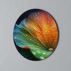 ECHOES OF RAIN Runde Wanddekoration Ø 69 cm