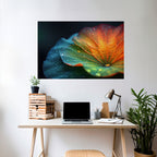 ECHOES OF RAIN Selbstklebendes Horizontal-Poster