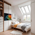 ECHOES OF RAIN Selbstklebendes Horizontal-Poster