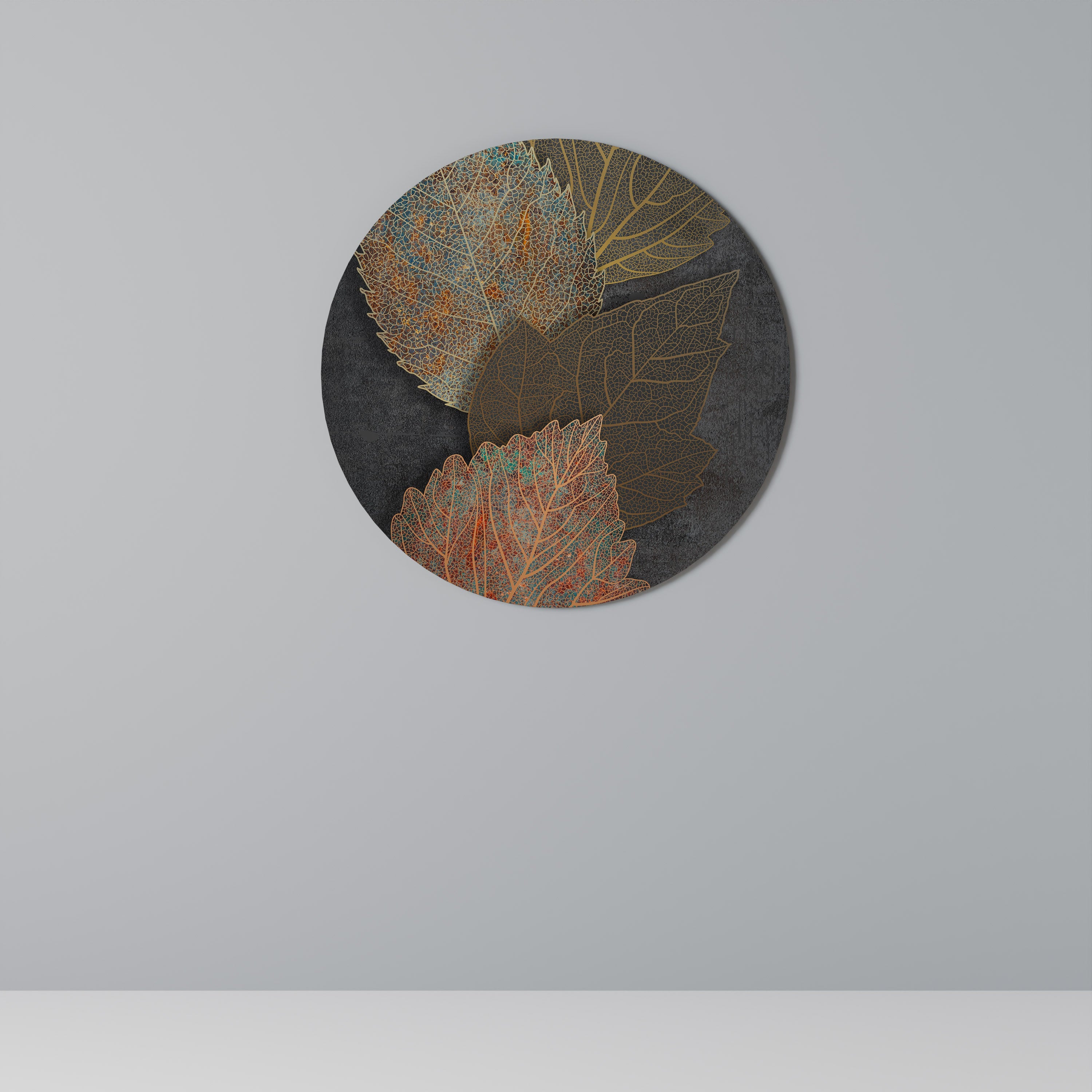 FOLIAGE IN FOCUS Round Wall Art