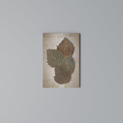 LEAVES OF TIME Vertical Canvas Print