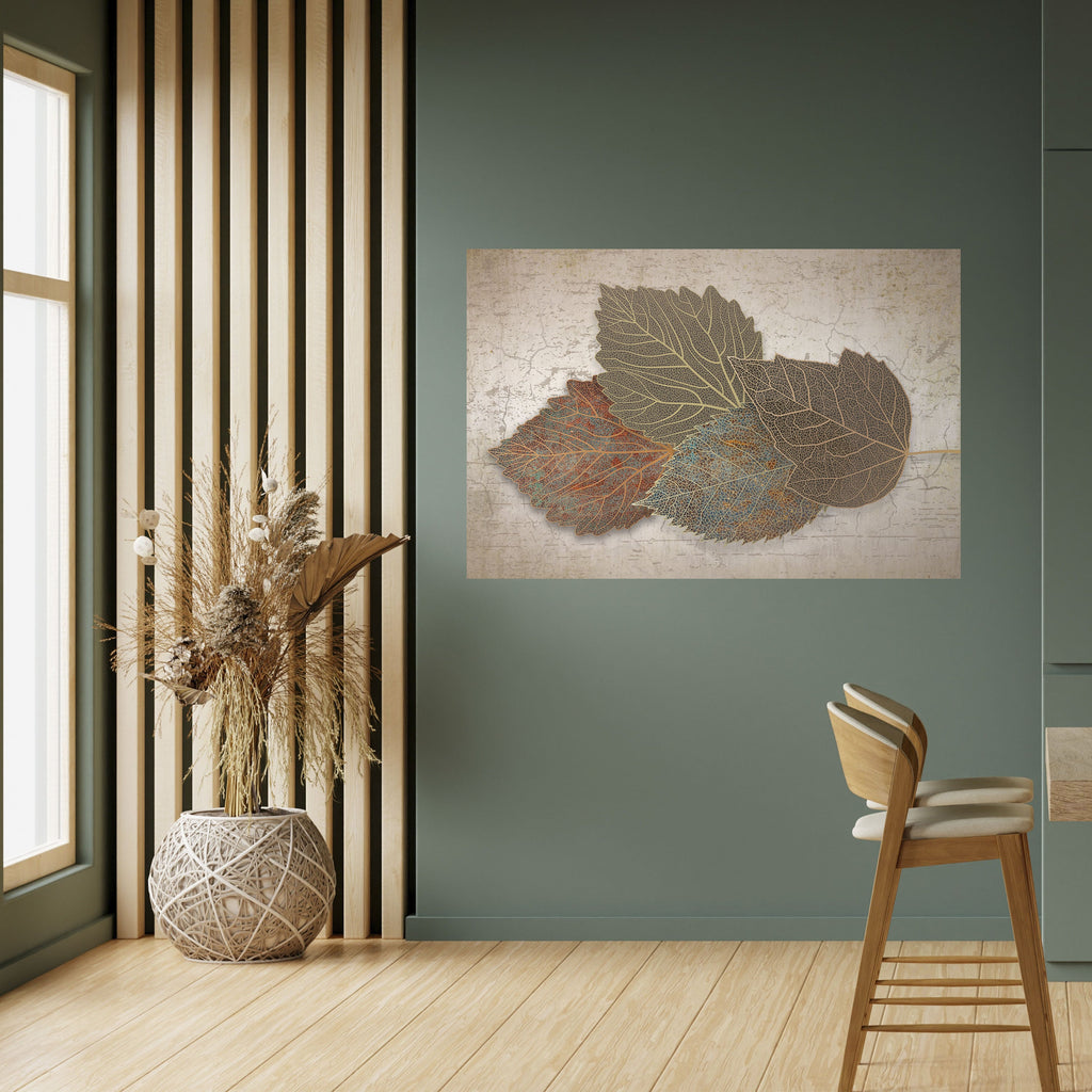 Horizontales Poster „Leaves of Time“ zum Abziehen und Aufkleben