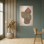 LEAVES OF TIME Selbstklebendes Poster - Hochformat