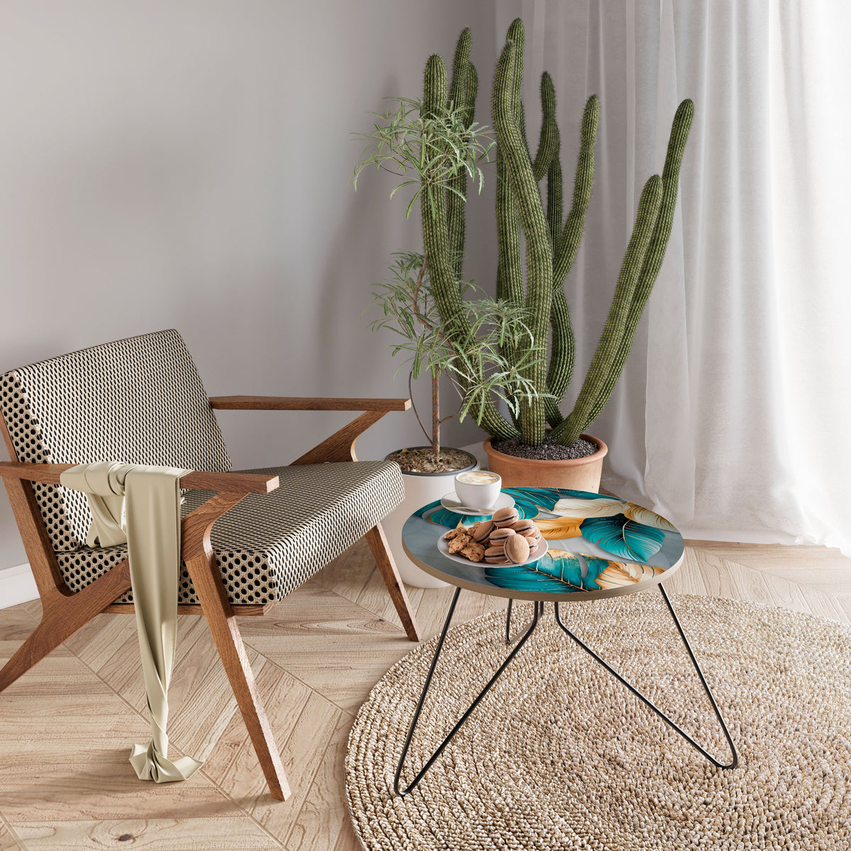 ELEGANCE IN LEAVES Couchtisch