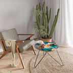 ELEGANCE IN LEAVES Couchtisch Ø 60 cm