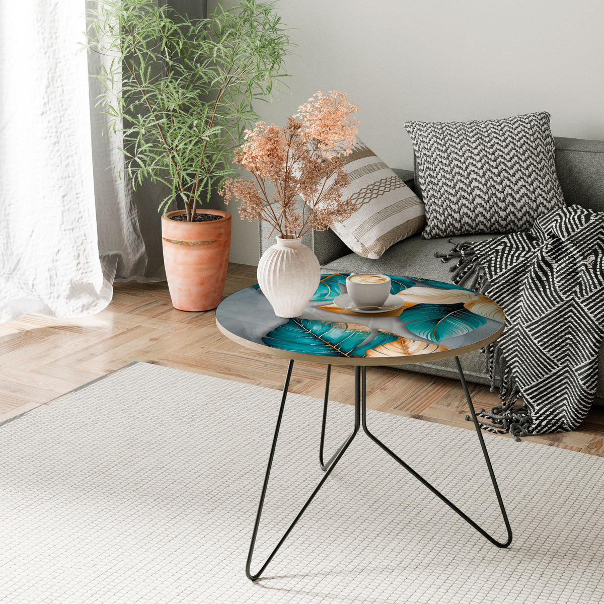 ELEGANCE IN LEAVES Couchtisch