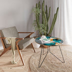 ELEGANCE IN LEAVES Couchtisch Ø 69 cm