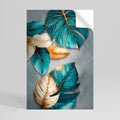 ELEGANCE IN LEAVES Selbstklebendes Poster - Hochformat