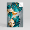 ELEGANCE IN LEAVES Selbstklebendes Poster - Hochformat