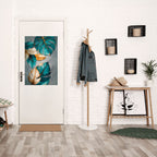 ELEGANCE IN LEAVES Selbstklebendes Poster - Hochformat