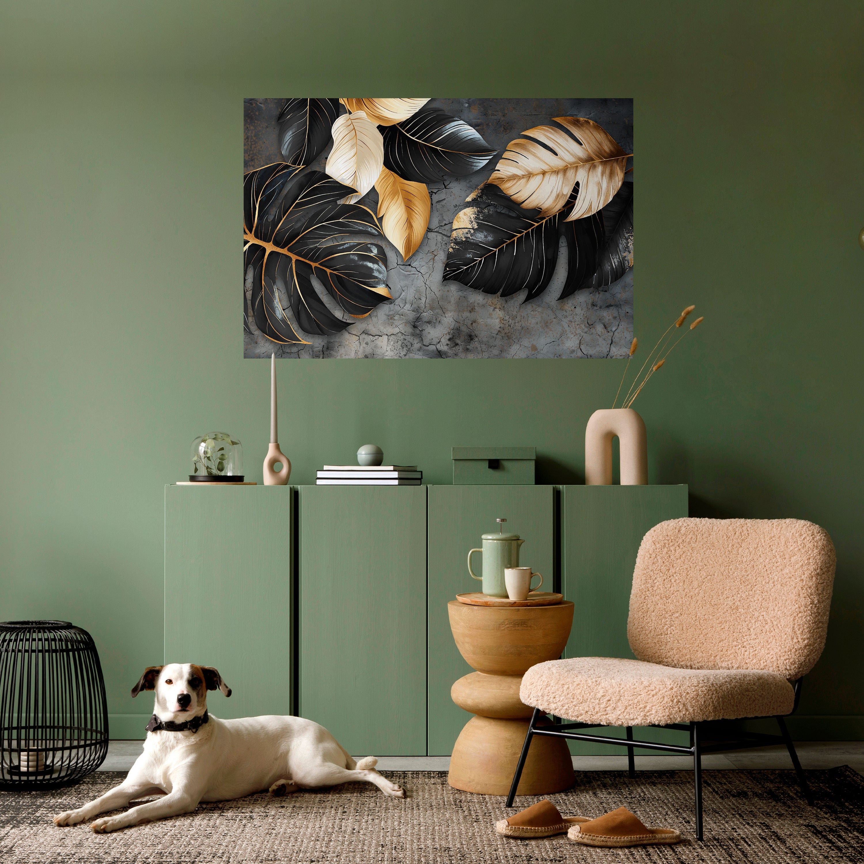 NATURE'S DARK EMBRACE Horizontales Poster zum Abziehen und Aufkleben