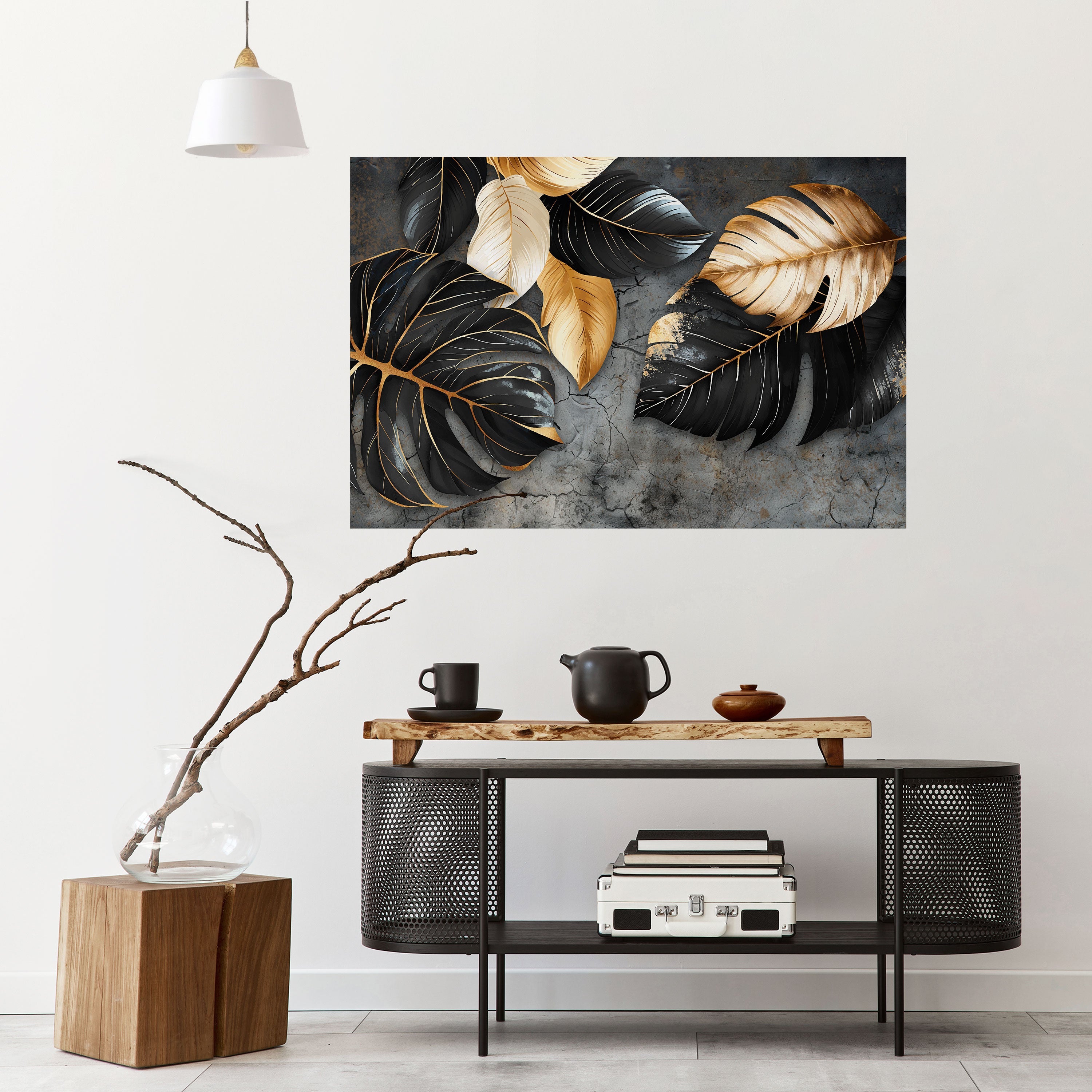 NATURE'S DARK EMBRACE Horizontales Poster zum Abziehen und Aufkleben