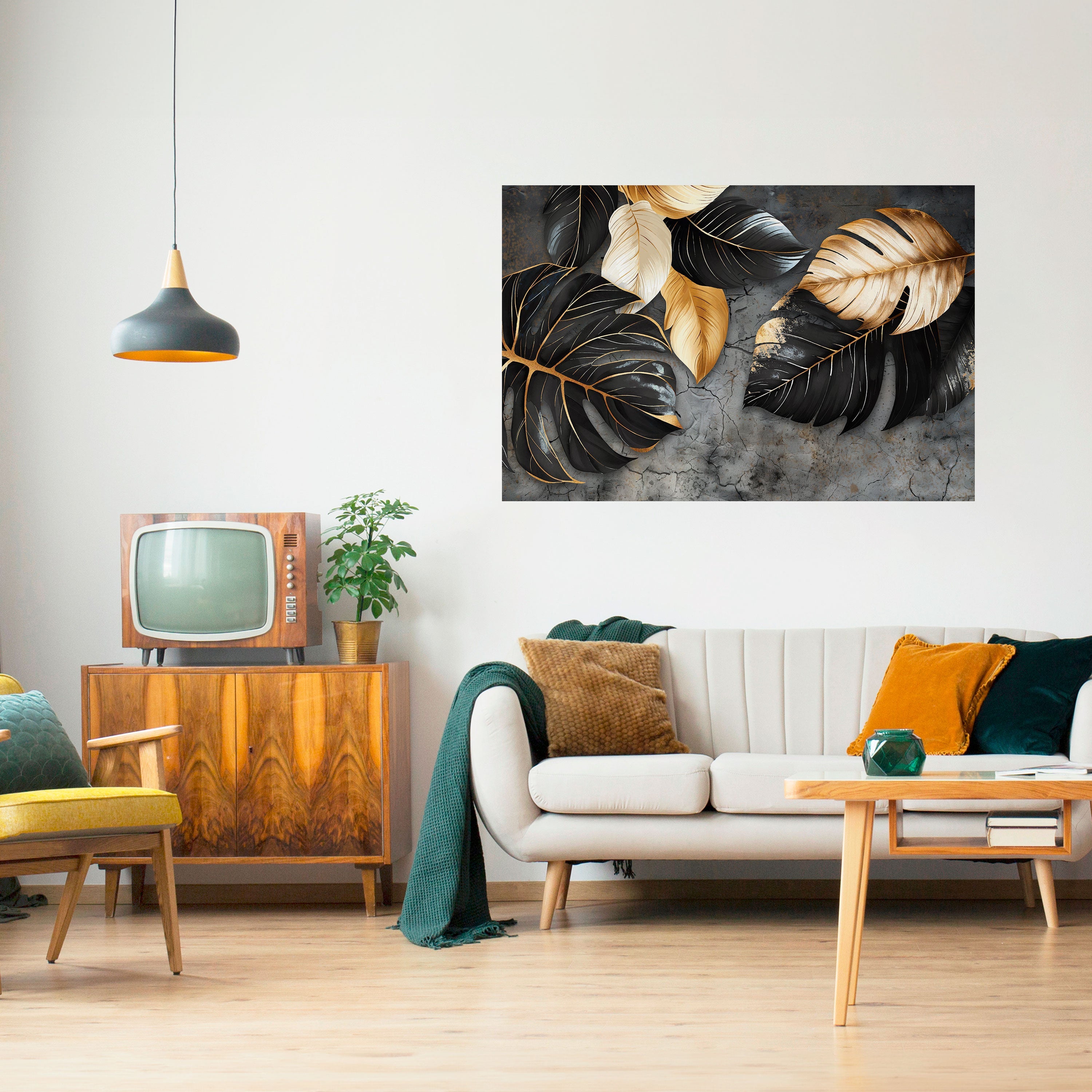 NATURE'S DARK EMBRACE Horizontales Poster zum Abziehen und Aufkleben