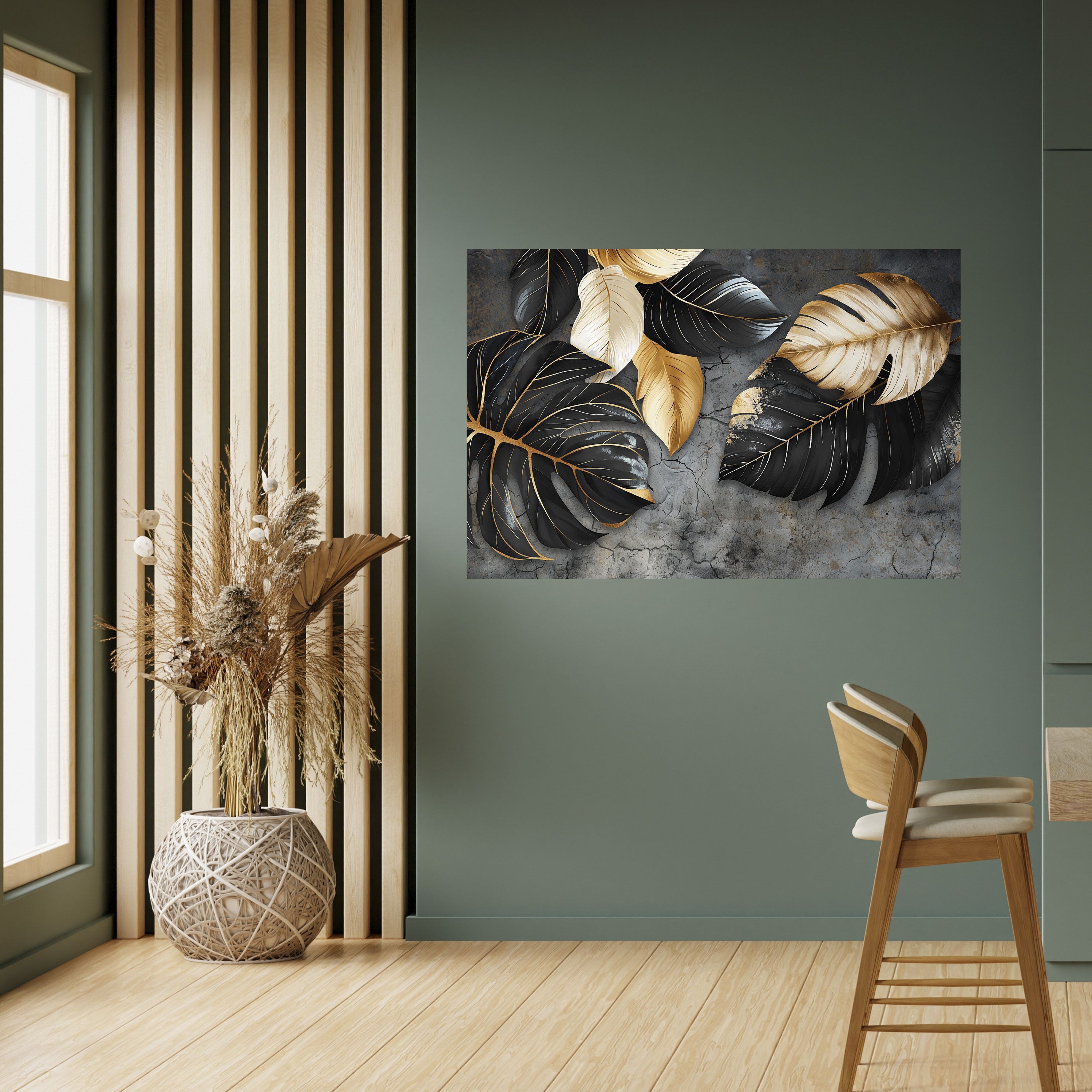 NATURE'S DARK EMBRACE Horizontales Poster zum Abziehen und Aufkleben