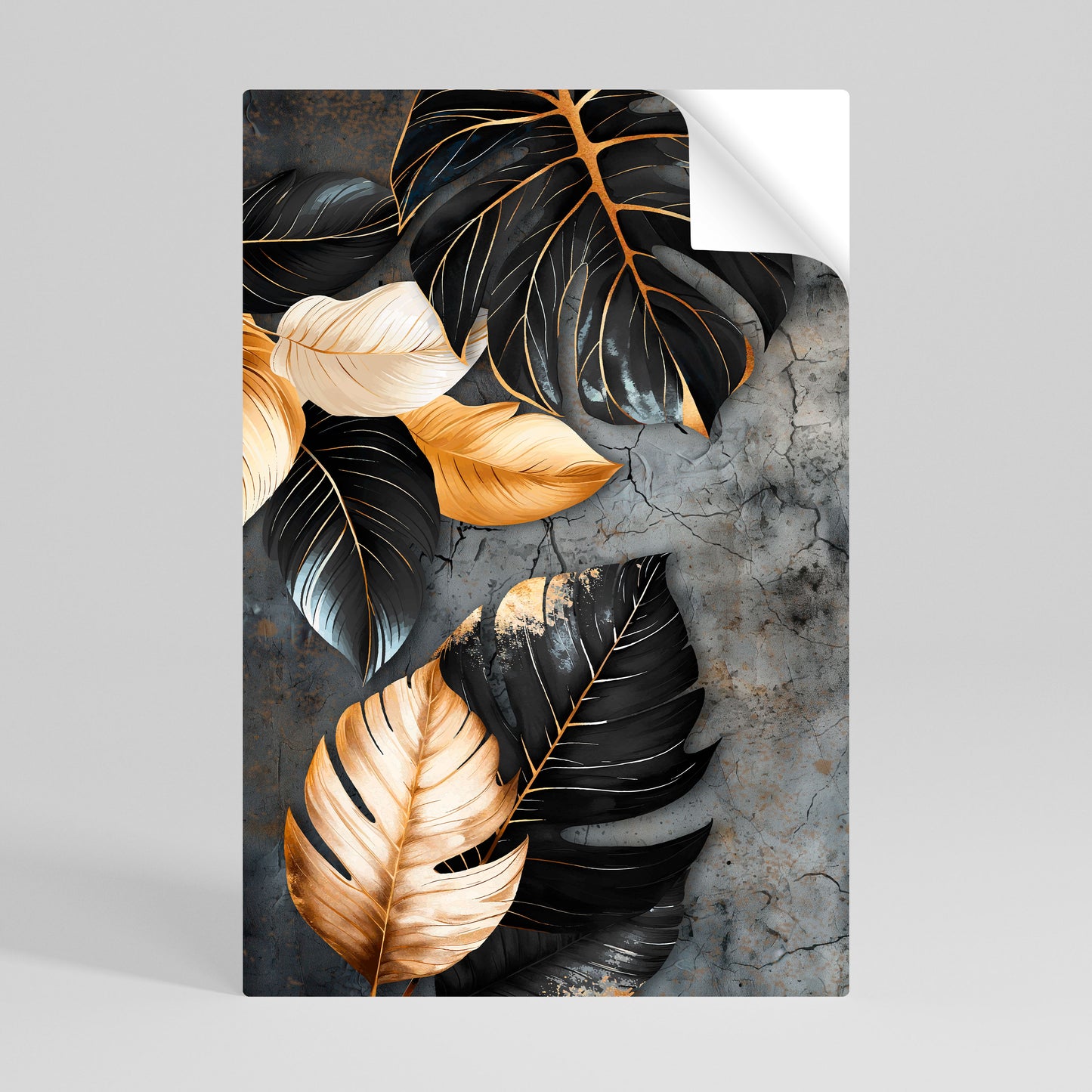 NATURE'S DARK EMBRACE Selbstklebendes Poster - Hochformat