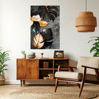 NATURE'S DARK EMBRACE Selbstklebendes Poster - Hochformat