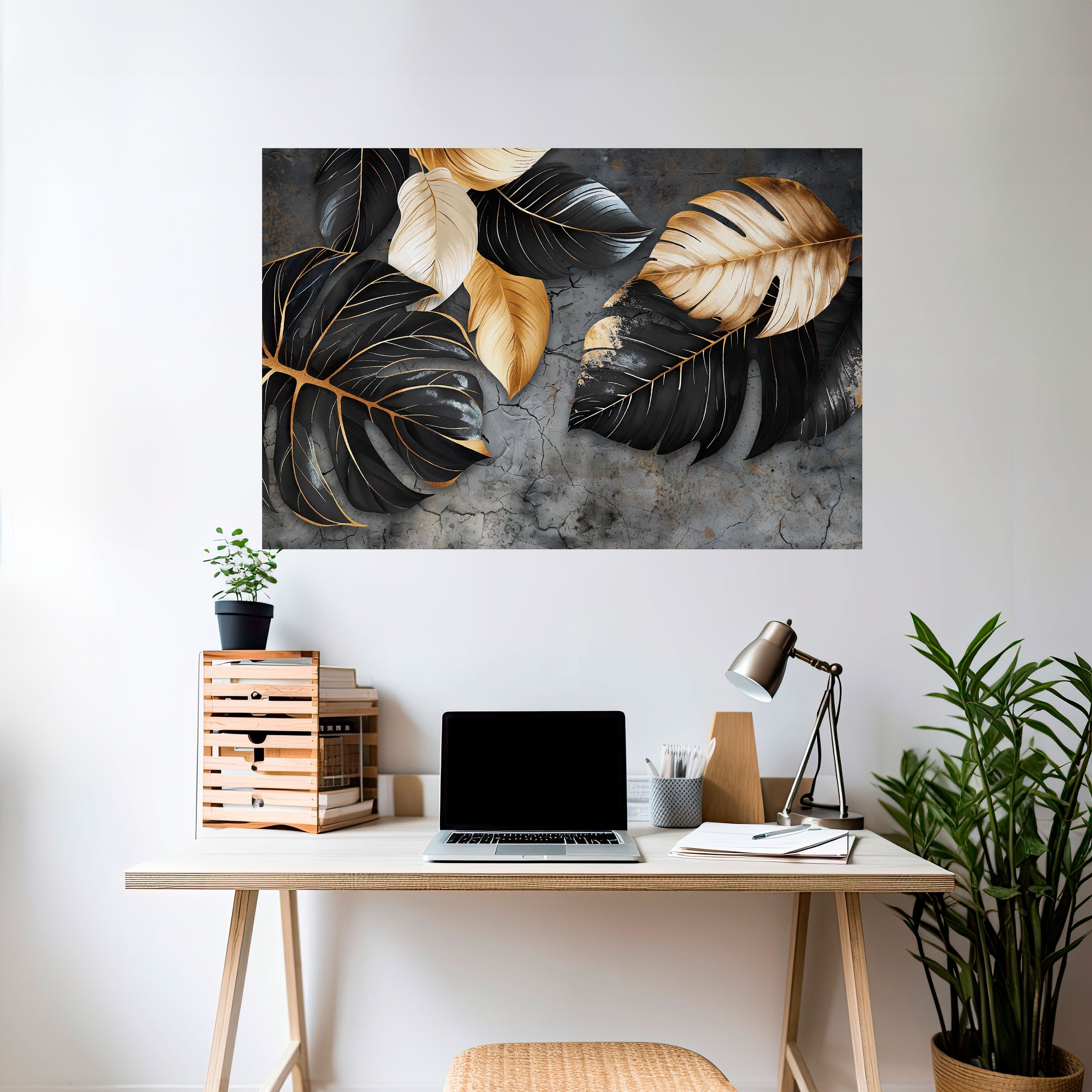 NATURE'S DARK EMBRACE Horizontales Poster zum Abziehen und Aufkleben