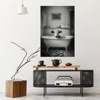 COW IN RELAXATION Selbstklebendes Poster - Hochformat