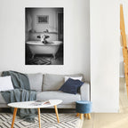 COW IN RELAXATION Selbstklebendes Poster - Hochformat