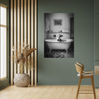 COW IN RELAXATION Selbstklebendes Poster - Hochformat