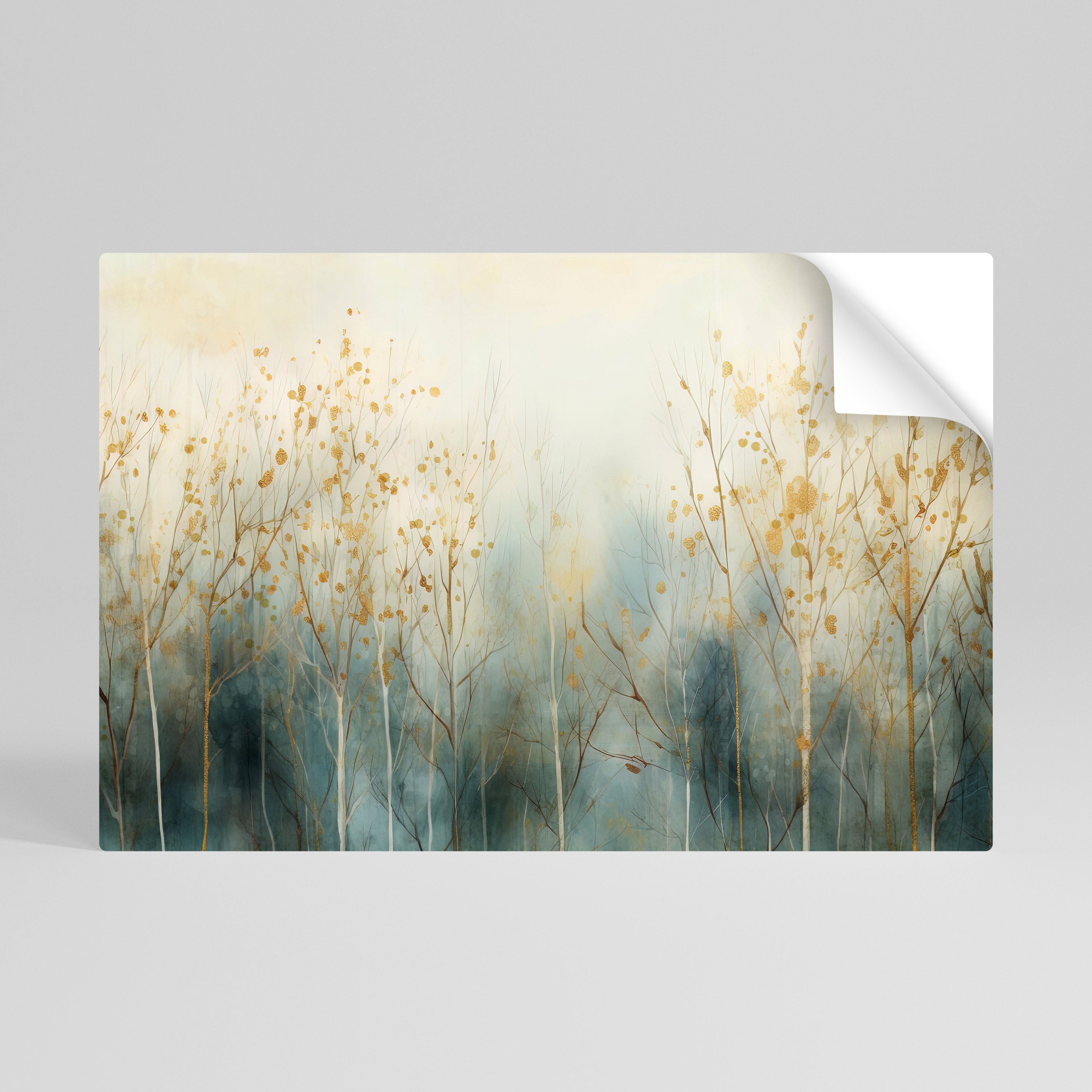 GLÄNZENDE ASPEKTE DES HERBSTES Horizontales Poster zum Abziehen und Aufkleben