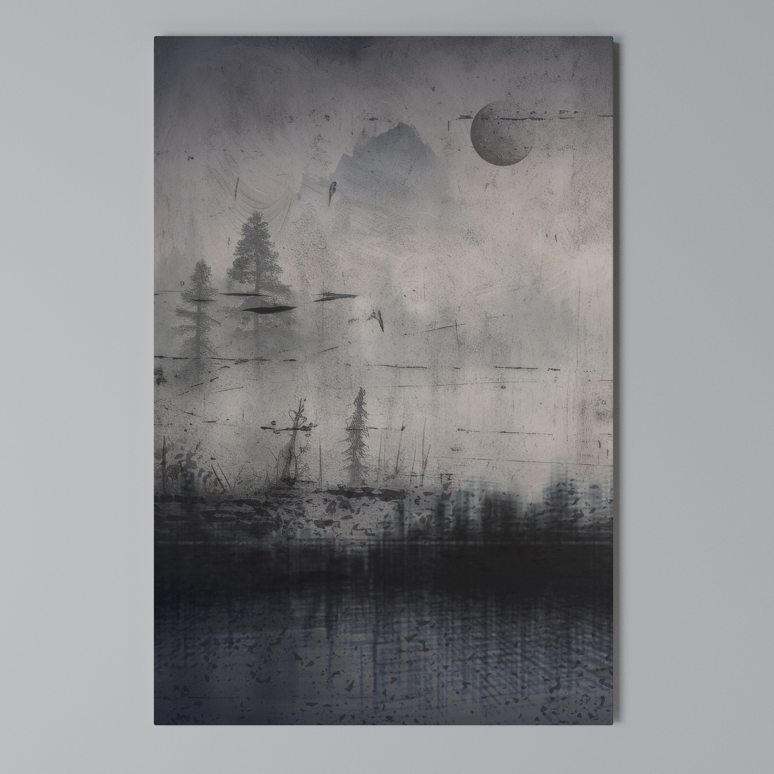 ECLIPSE OF SERENITY Vertical Canvas Print