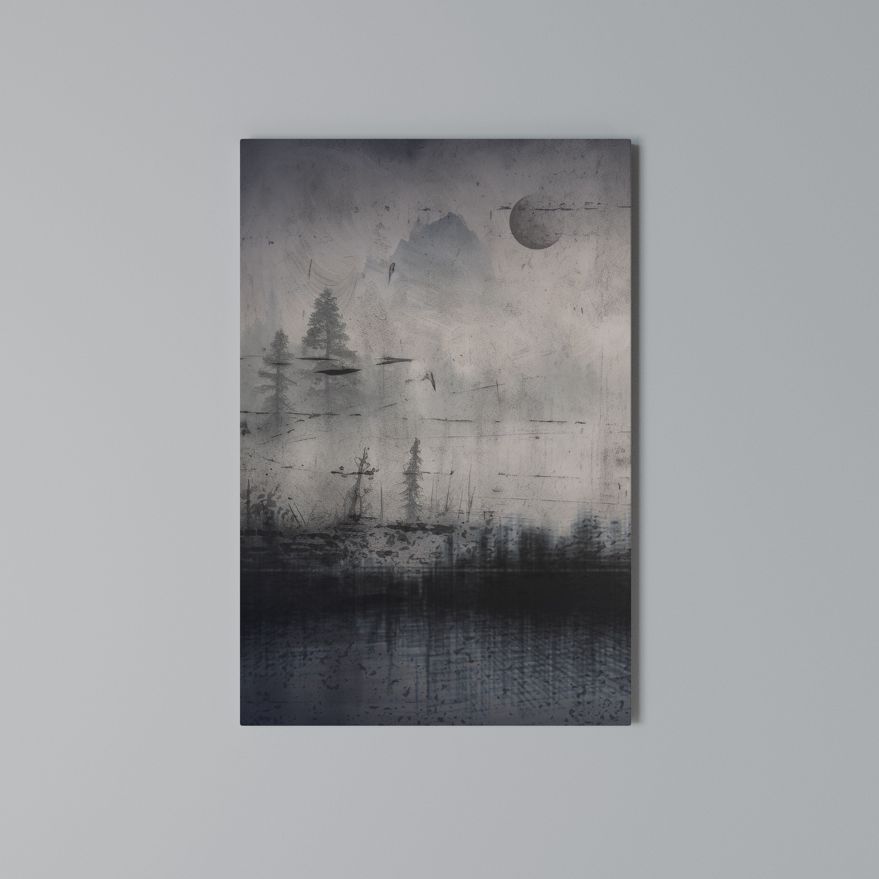 ECLIPSE OF SERENITY Vertical Canvas Print