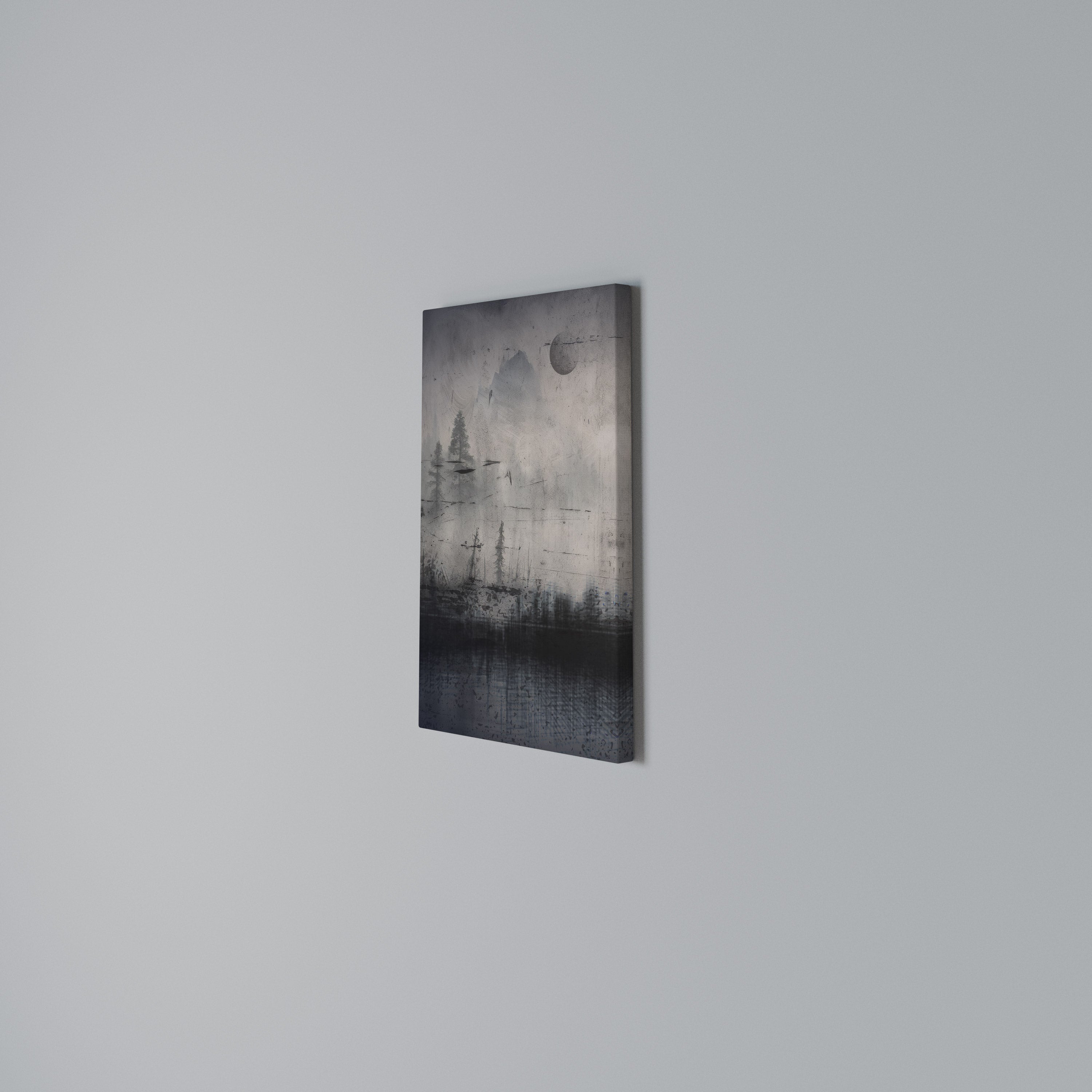ECLIPSE OF SERENITY Vertical Canvas Print