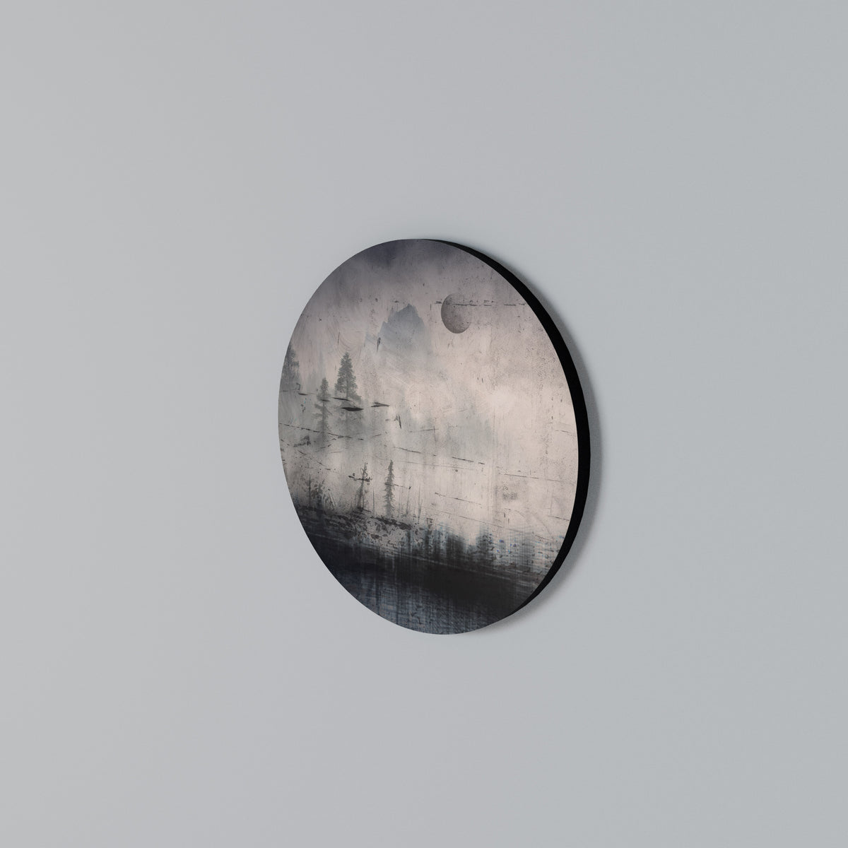 ECLIPSE OF SERENITY Rundes Wandbild