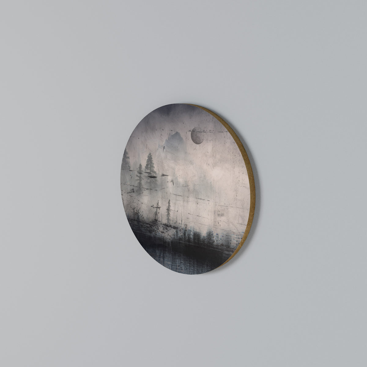 ECLIPSE OF SERENITY Rundes Wandbild