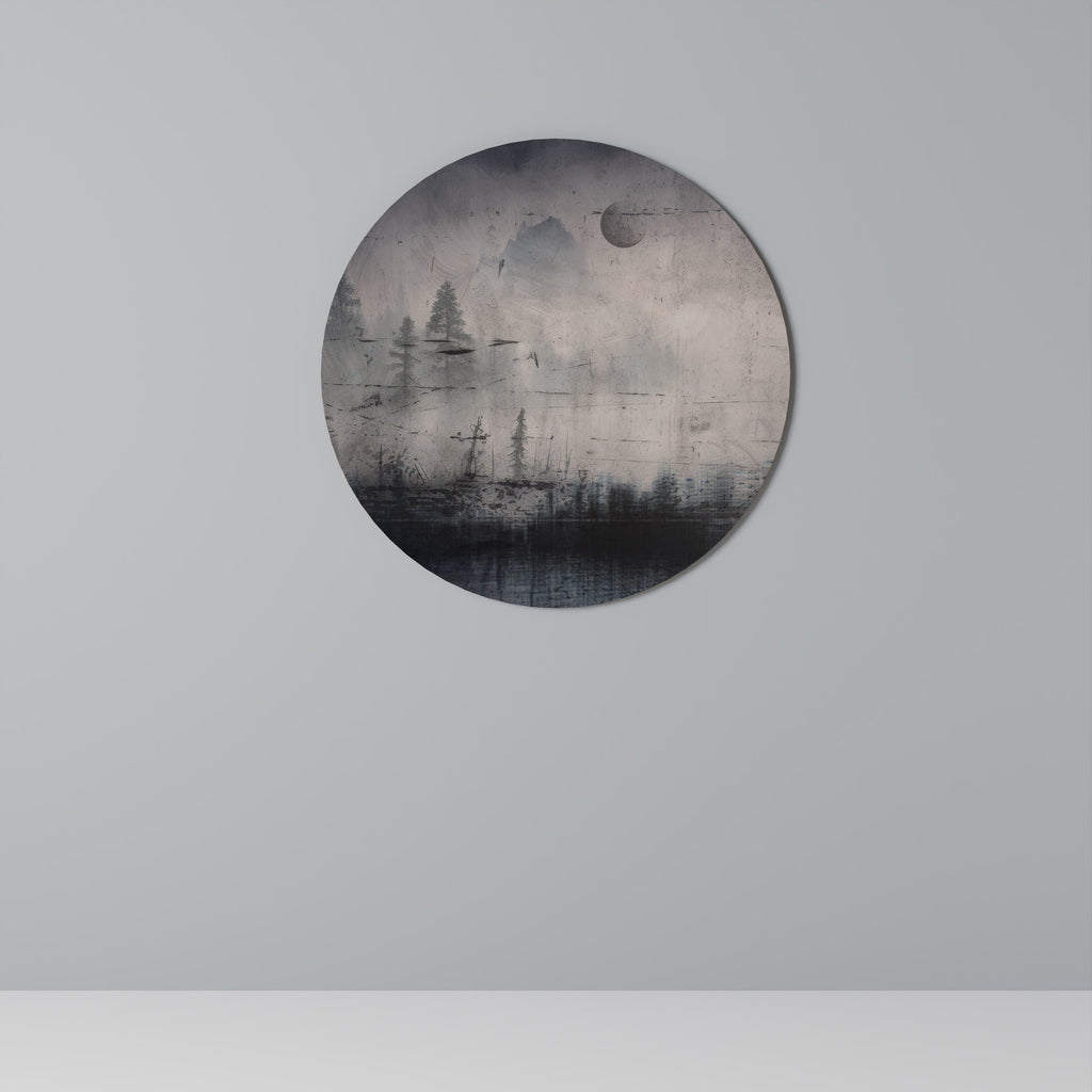 ECLIPSE OF SERENITY Runde Wanddekoration Ø 69 cm