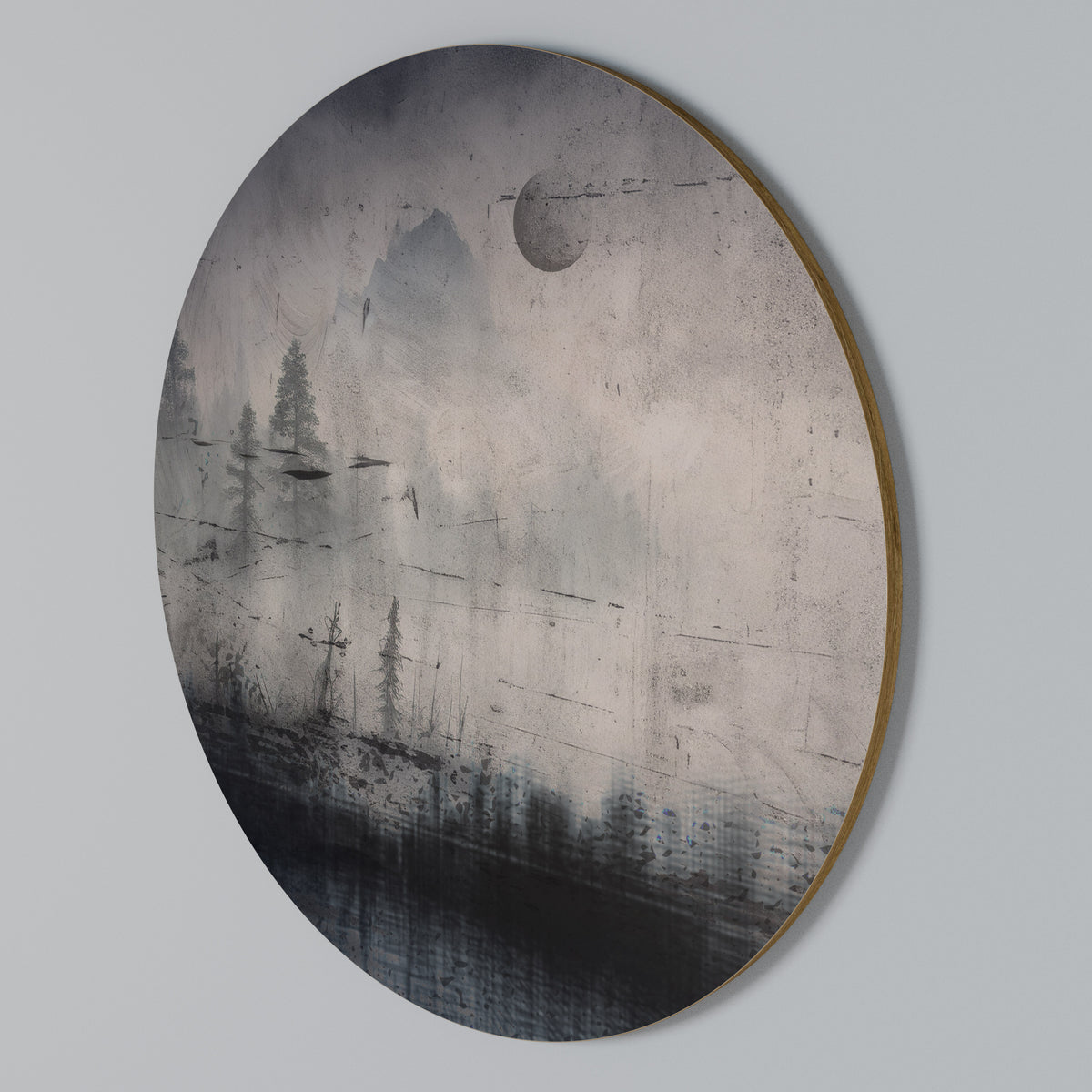 ECLIPSE OF SERENITY Rundes Wandbild