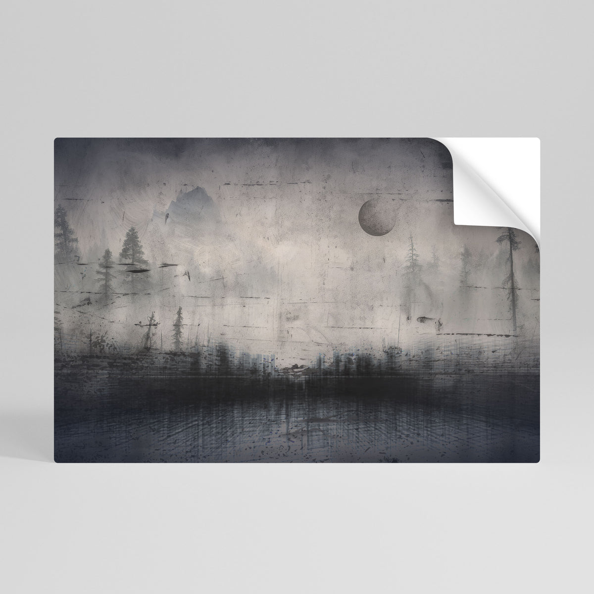 ECLIPSE OF SERENITY Selbstklebendes Horizontal-Poster