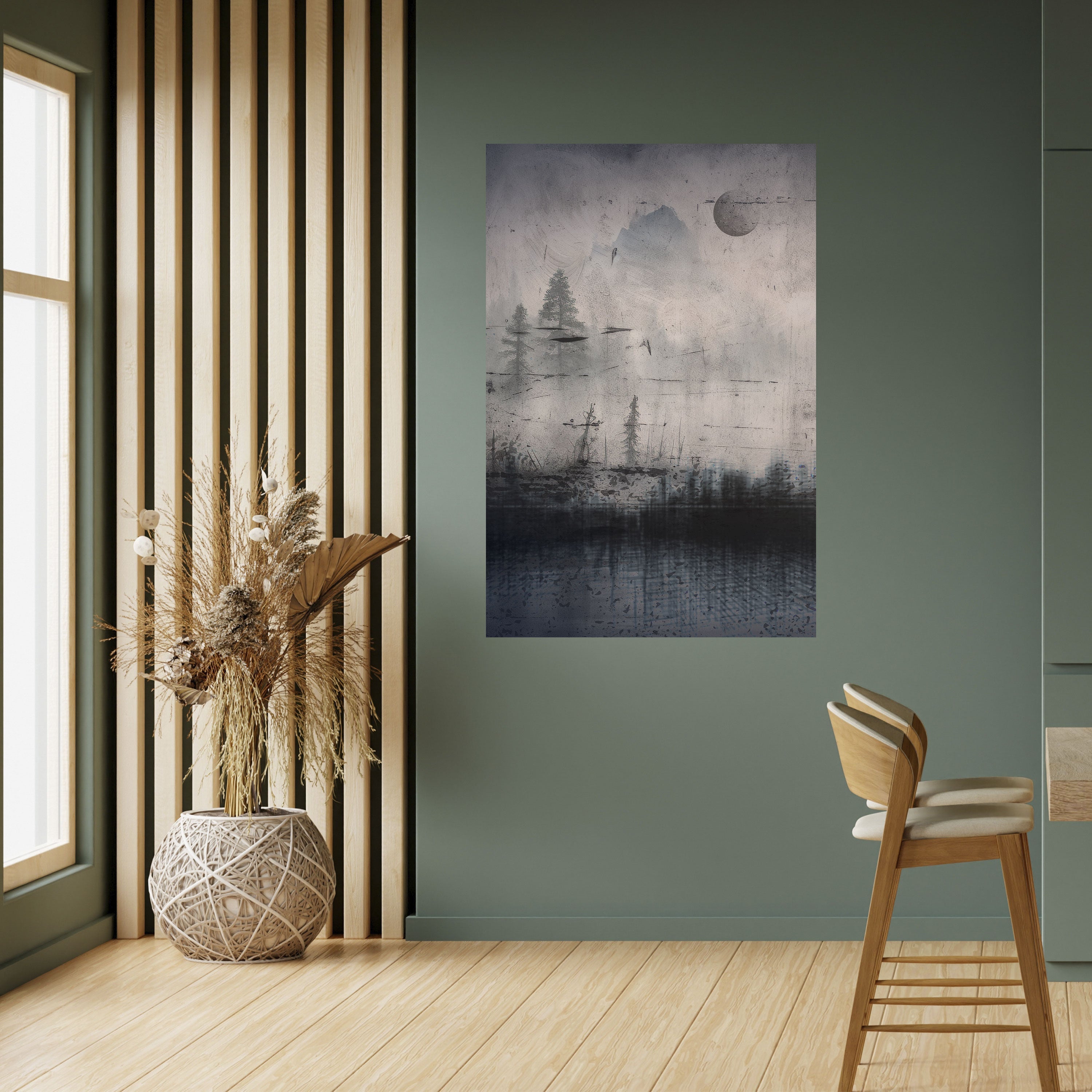 ECLIPSE OF SERENITY Vertikales Poster zum Abziehen und Aufkleben