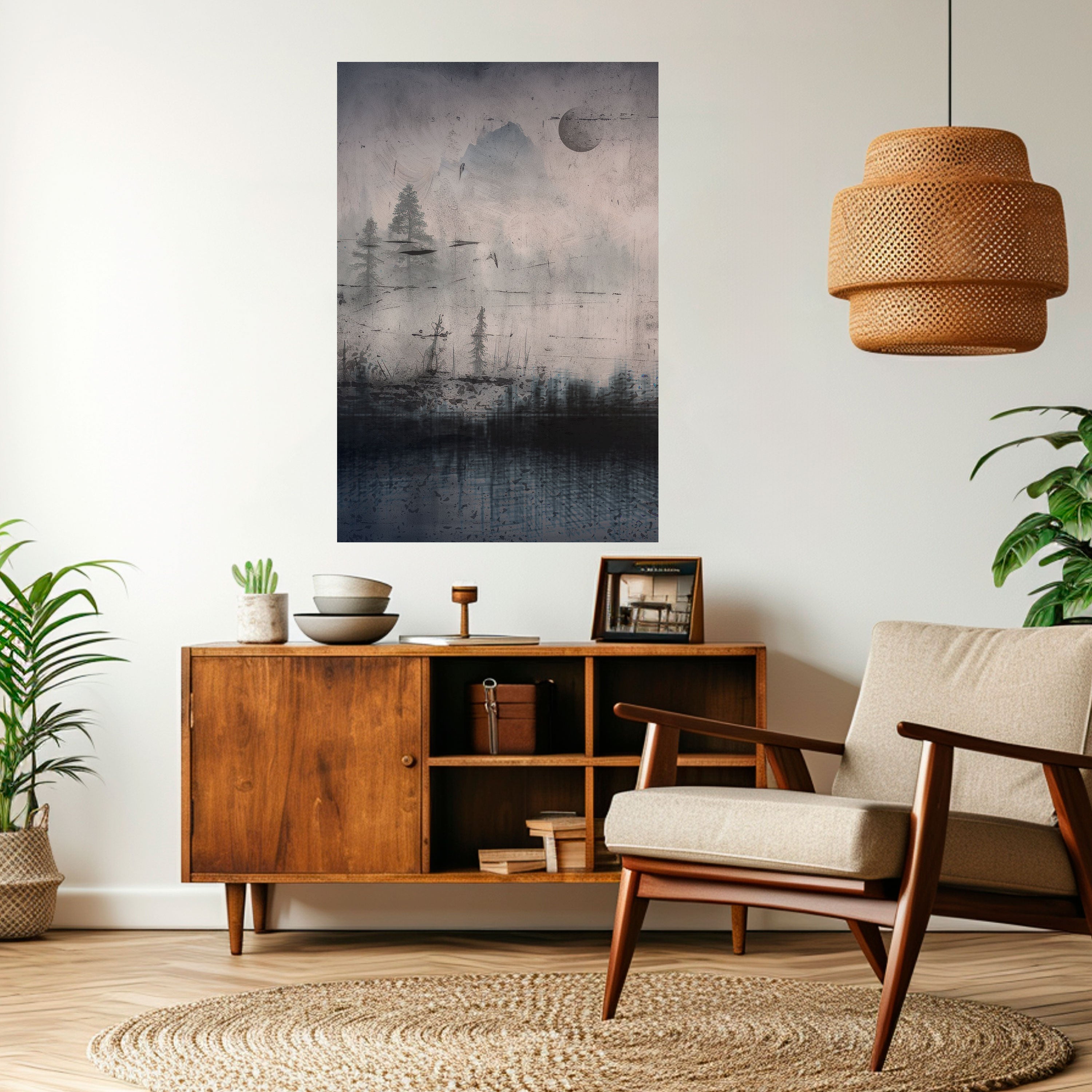ECLIPSE OF SERENITY Vertikales Poster zum Abziehen und Aufkleben