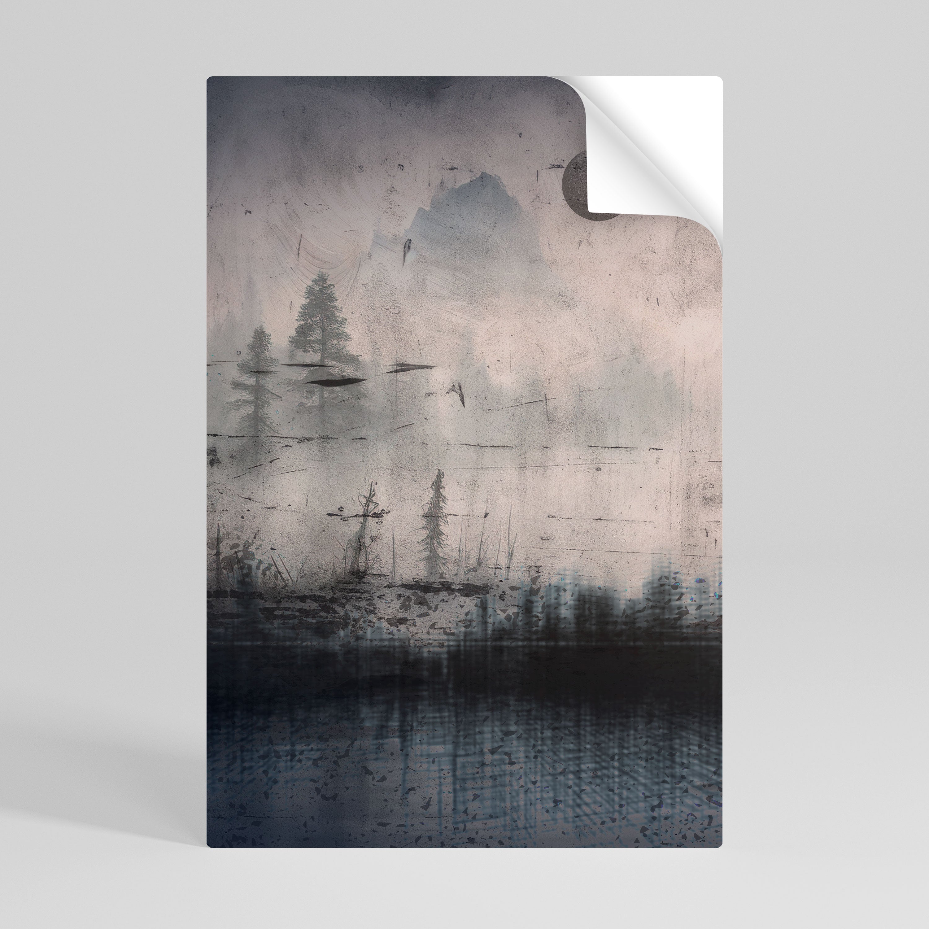 ECLIPSE OF SERENITY Selbstklebendes Poster - Hochformat