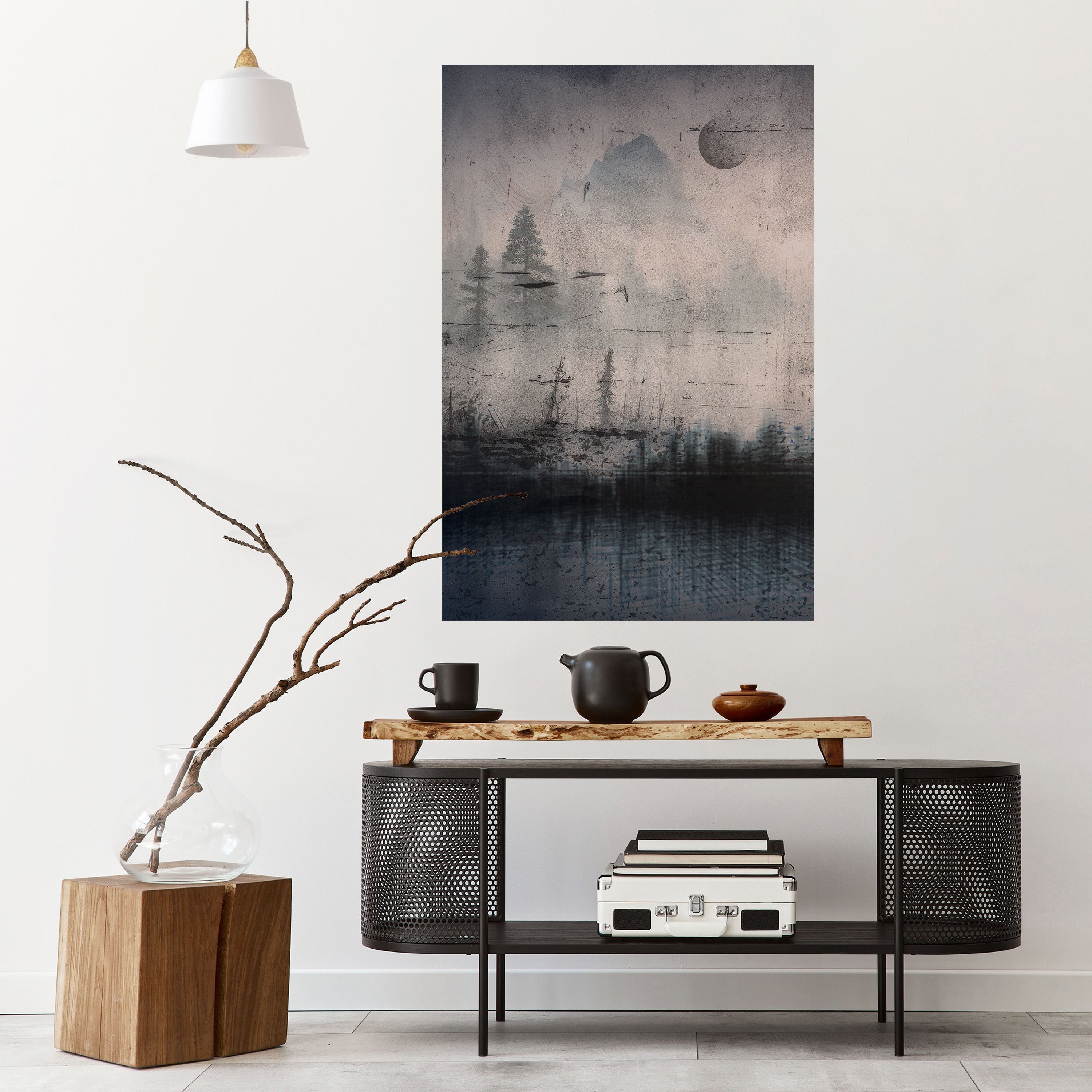 ECLIPSE OF SERENITY Vertikales Poster zum Abziehen und Aufkleben