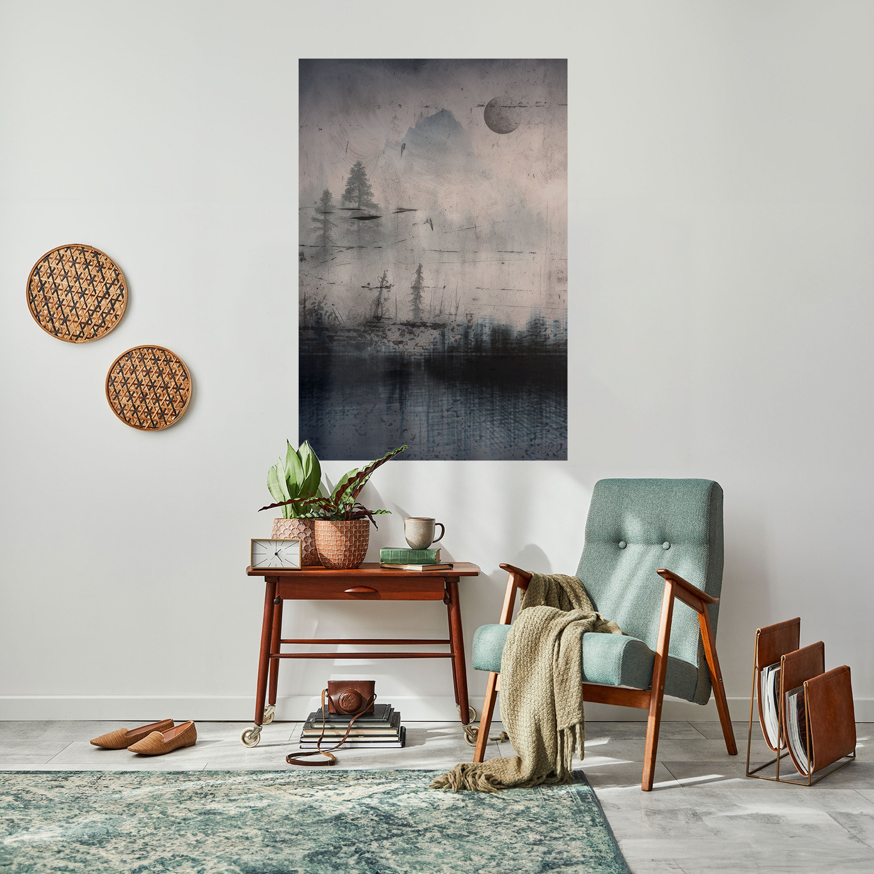 ECLIPSE OF SERENITY Vertikales Poster zum Abziehen und Aufkleben