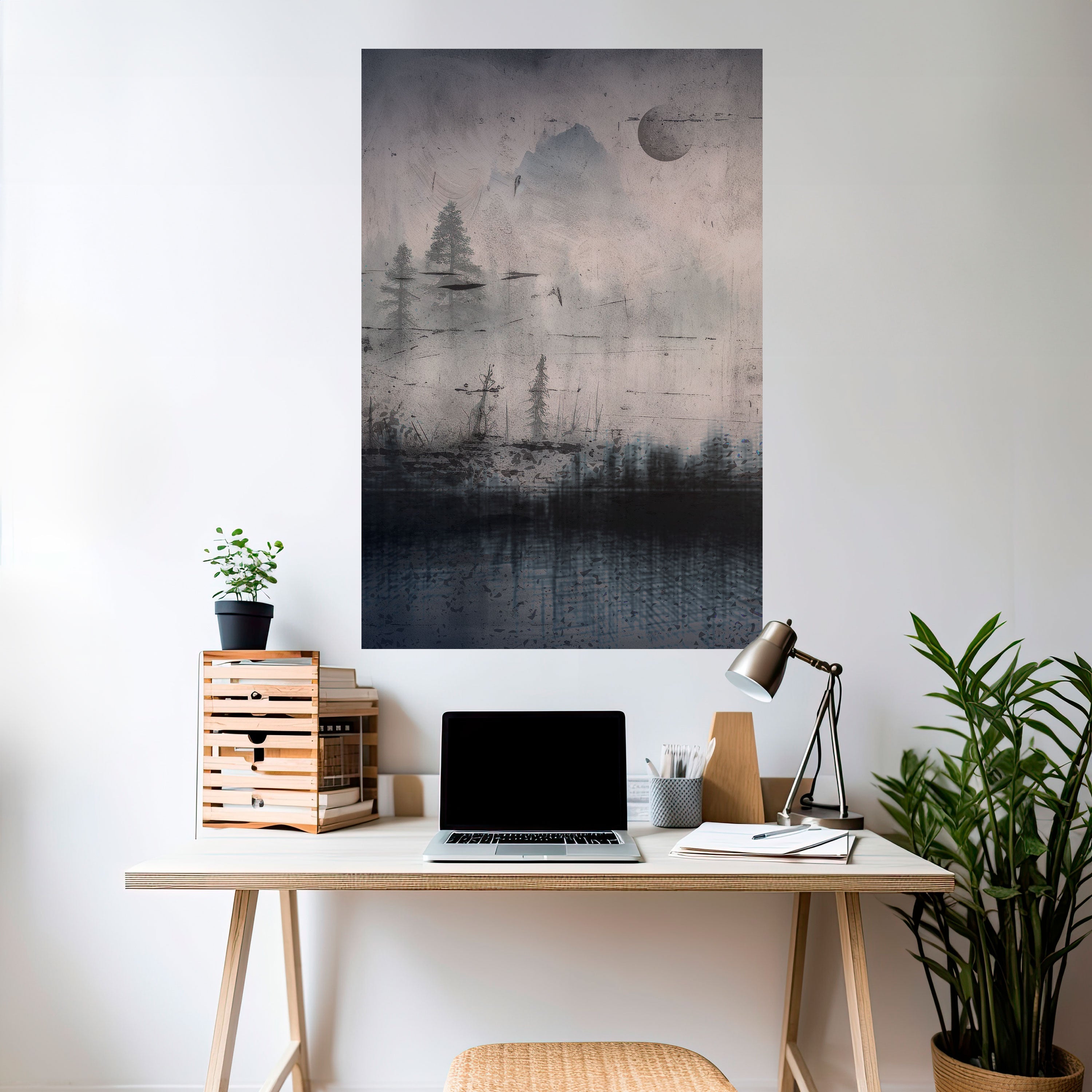 ECLIPSE OF SERENITY Vertikales Poster zum Abziehen und Aufkleben