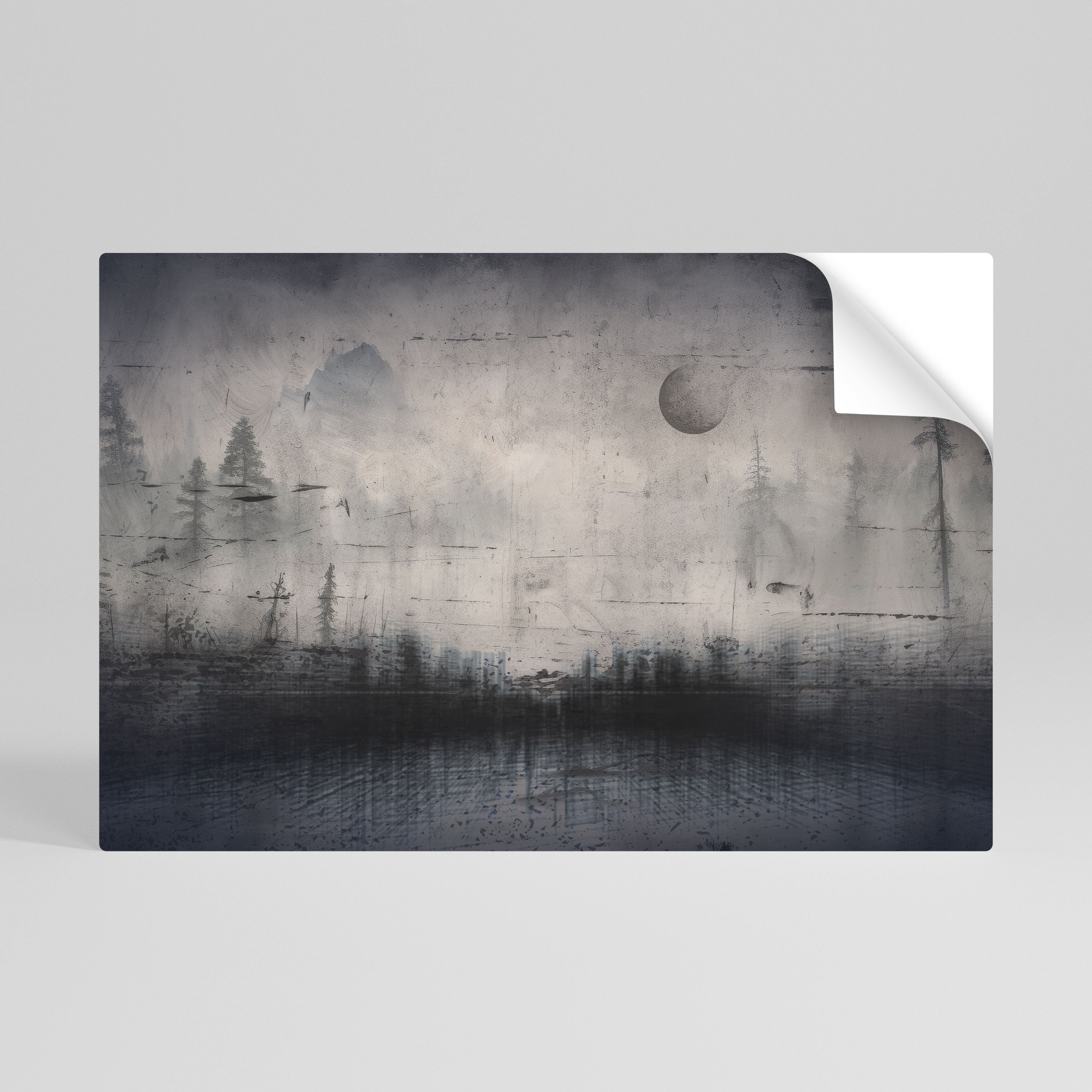 ECLIPSE OF SERENITY Horizontales Poster zum Abziehen und Aufkleben