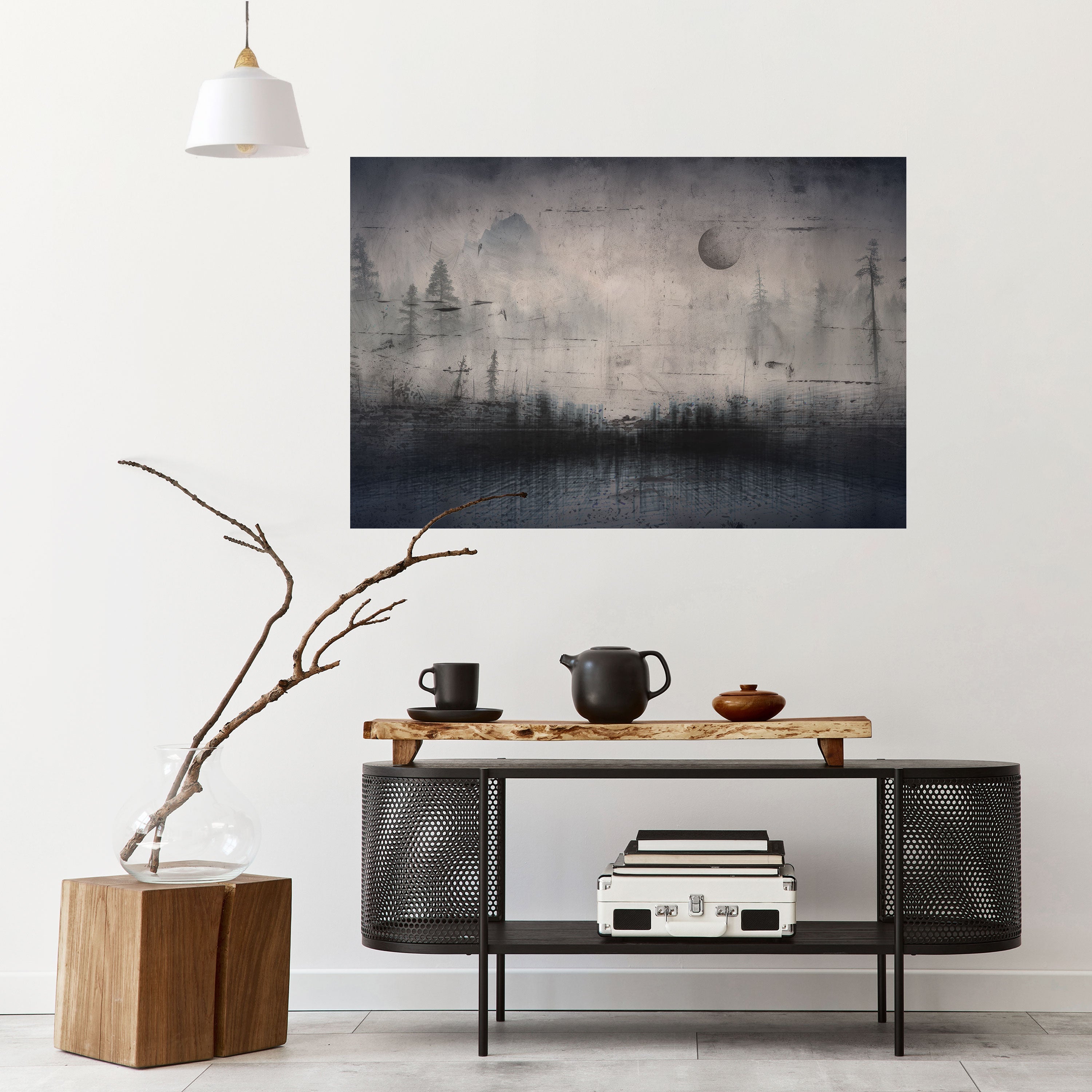 ECLIPSE OF SERENITY Horizontales Poster zum Abziehen und Aufkleben