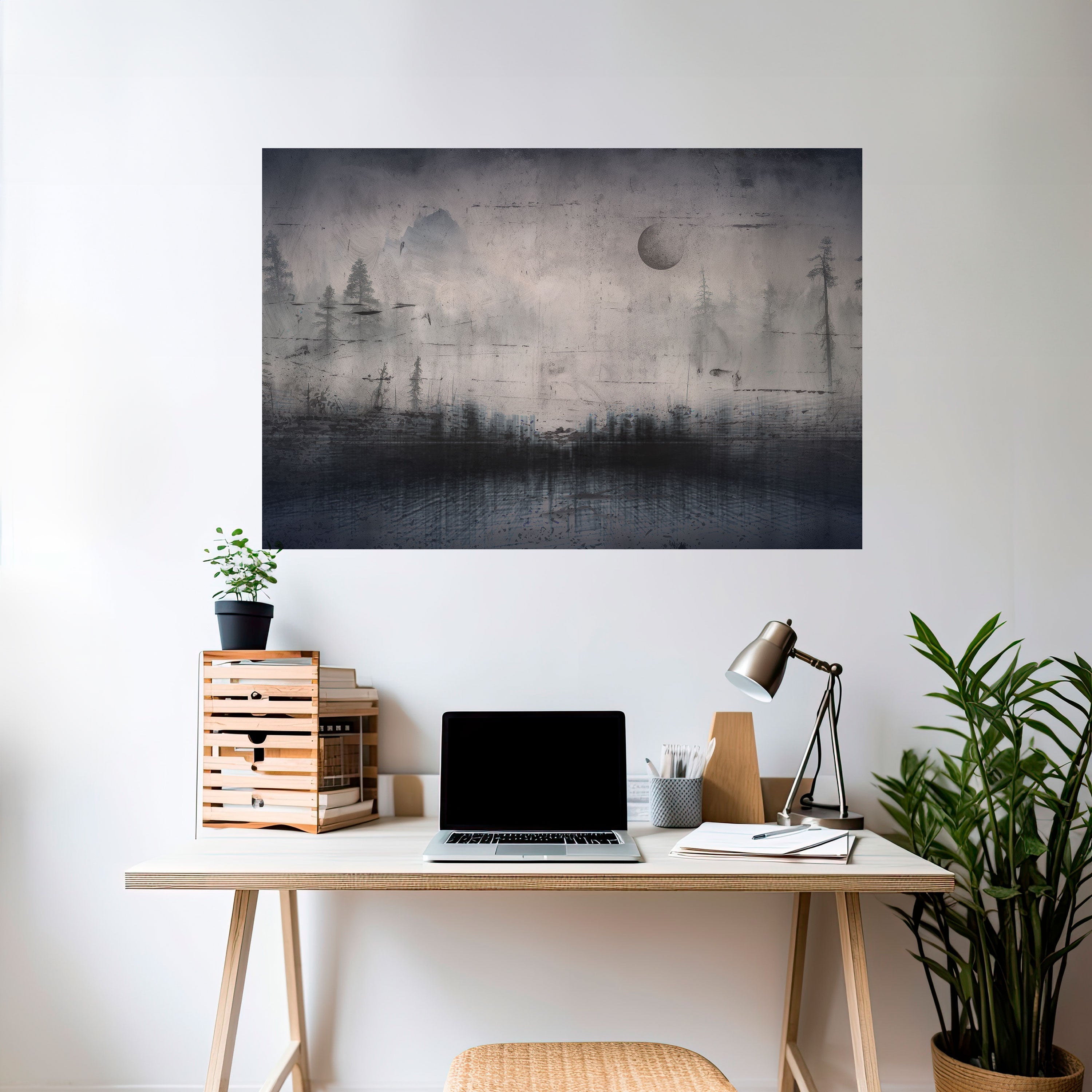 ECLIPSE OF SERENITY Horizontales Poster zum Abziehen und Aufkleben
