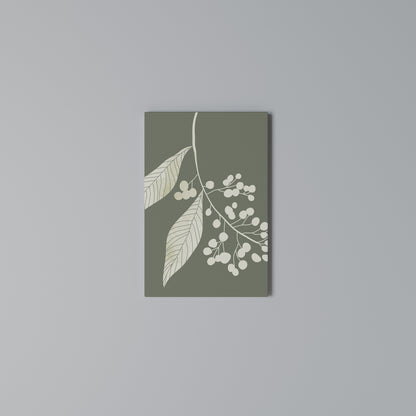 SERENE LEAFY FANTASIES Vertical Canvas Print