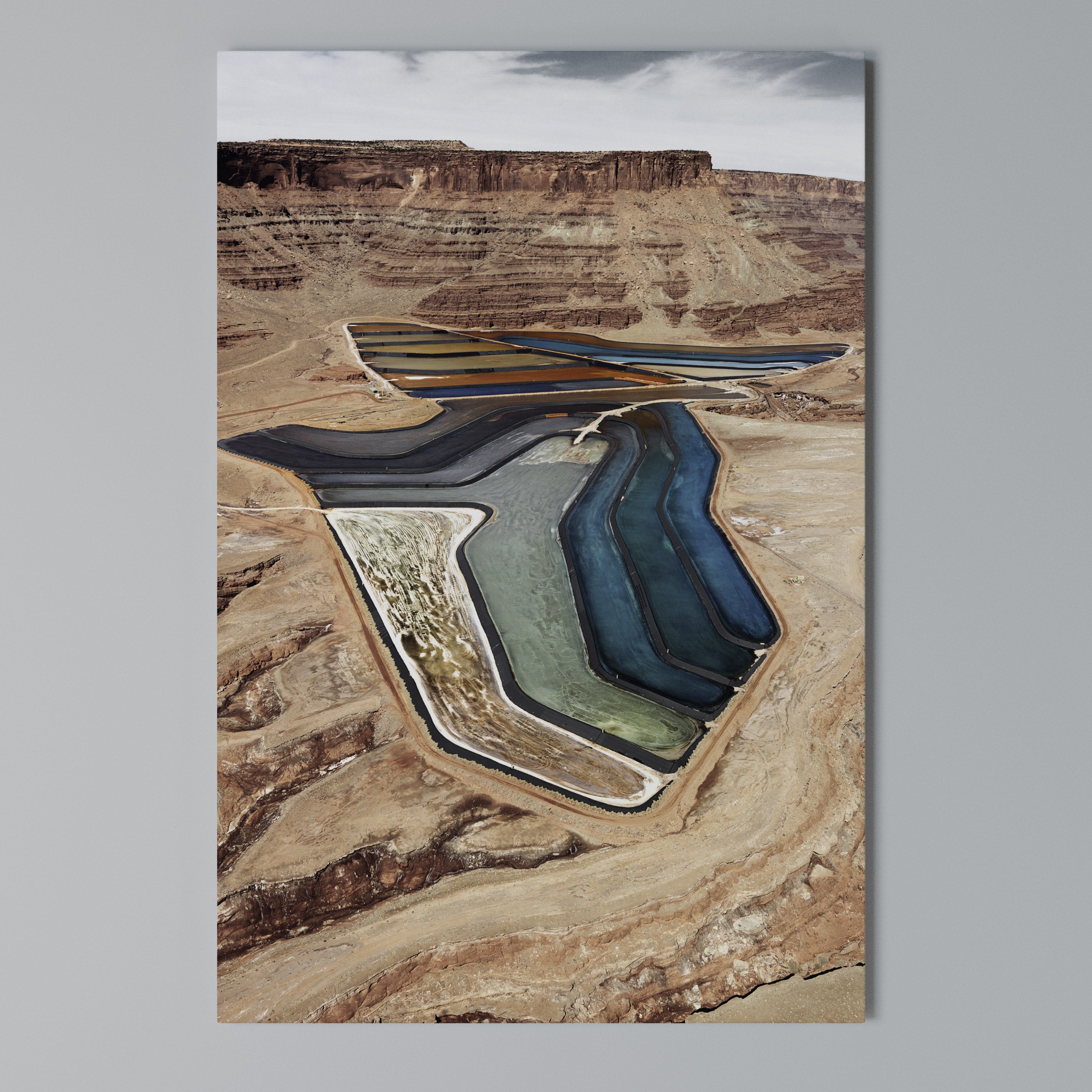 HARMONY IN LAYERS Vertical Canvas Print