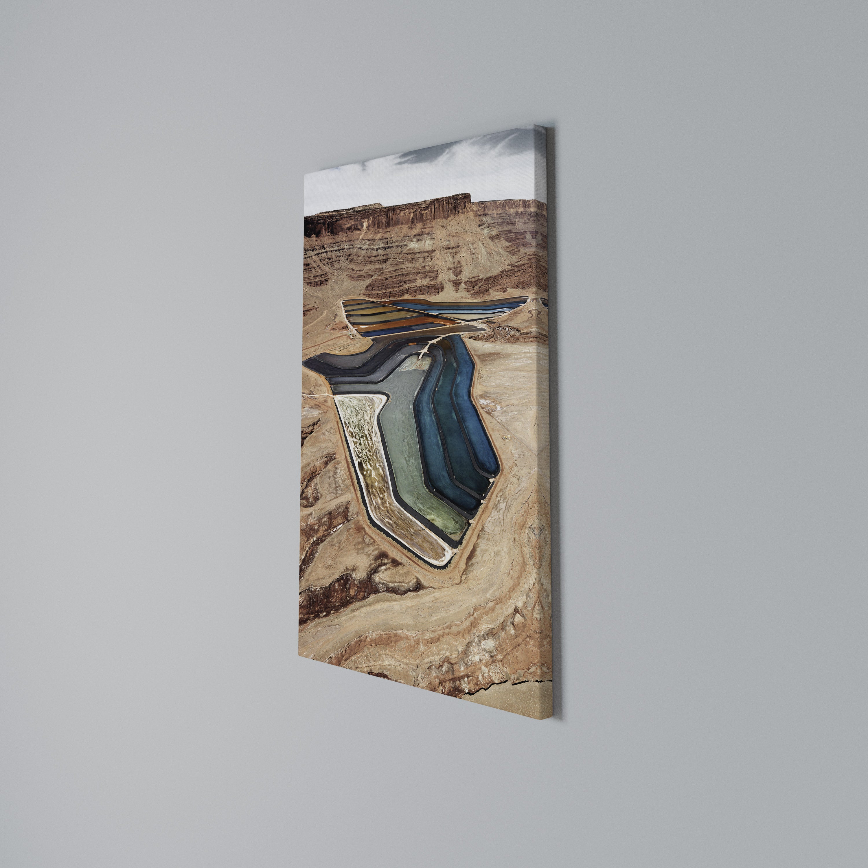 HARMONY IN LAYERS Vertical Canvas Print