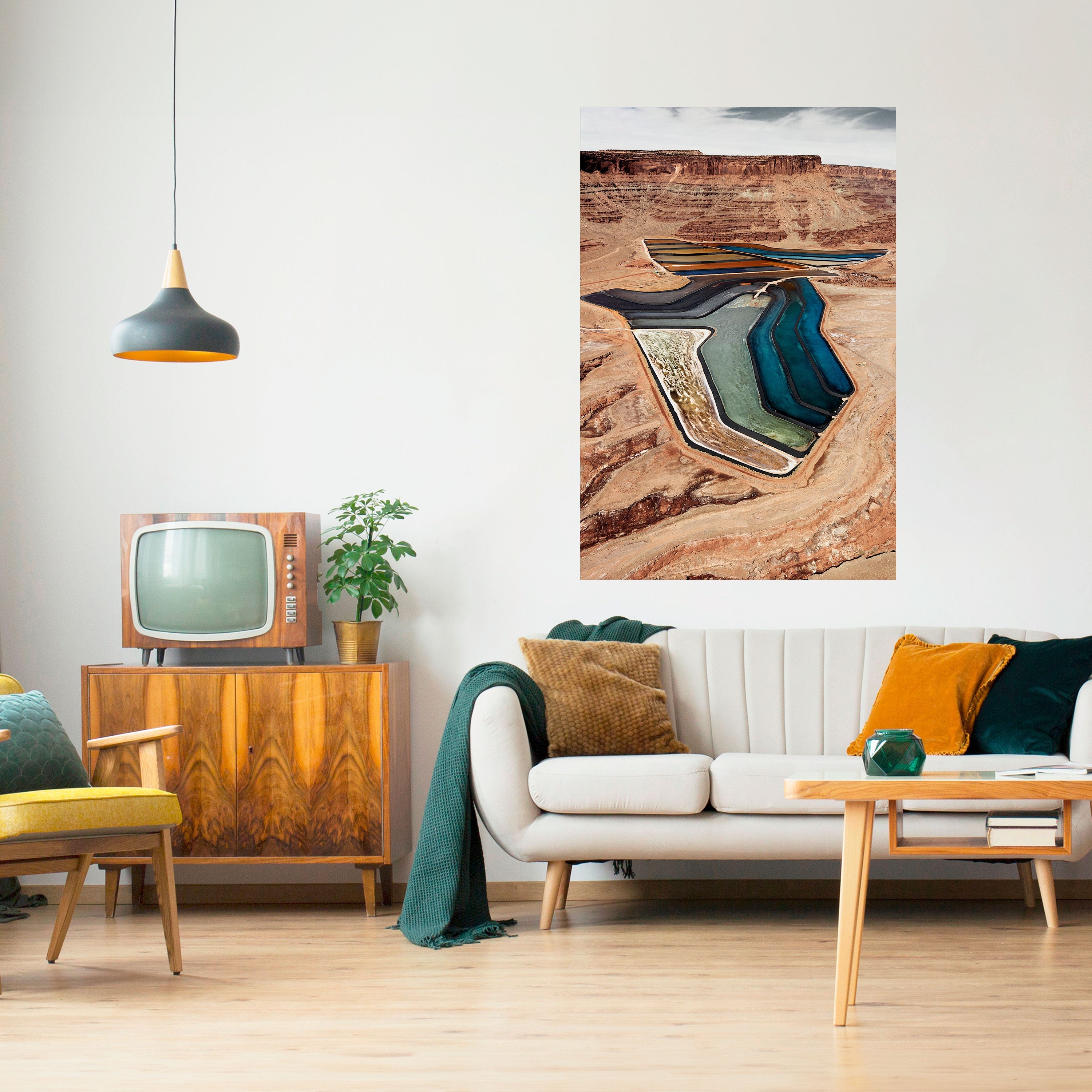 HARMONY IN LAYERS Vertikales Poster zum Abziehen und Aufkleben