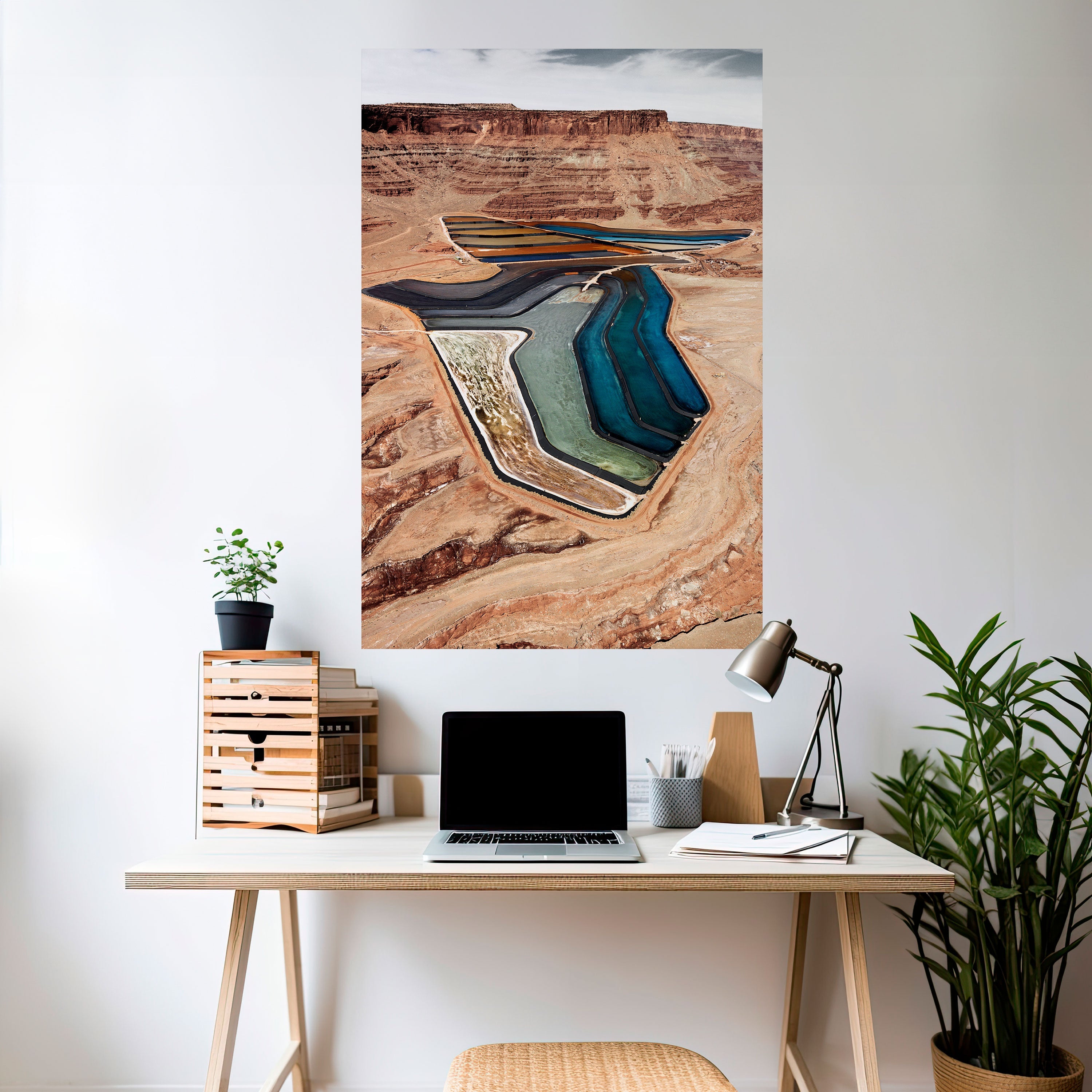 HARMONY IN LAYERS Vertikales Poster zum Abziehen und Aufkleben