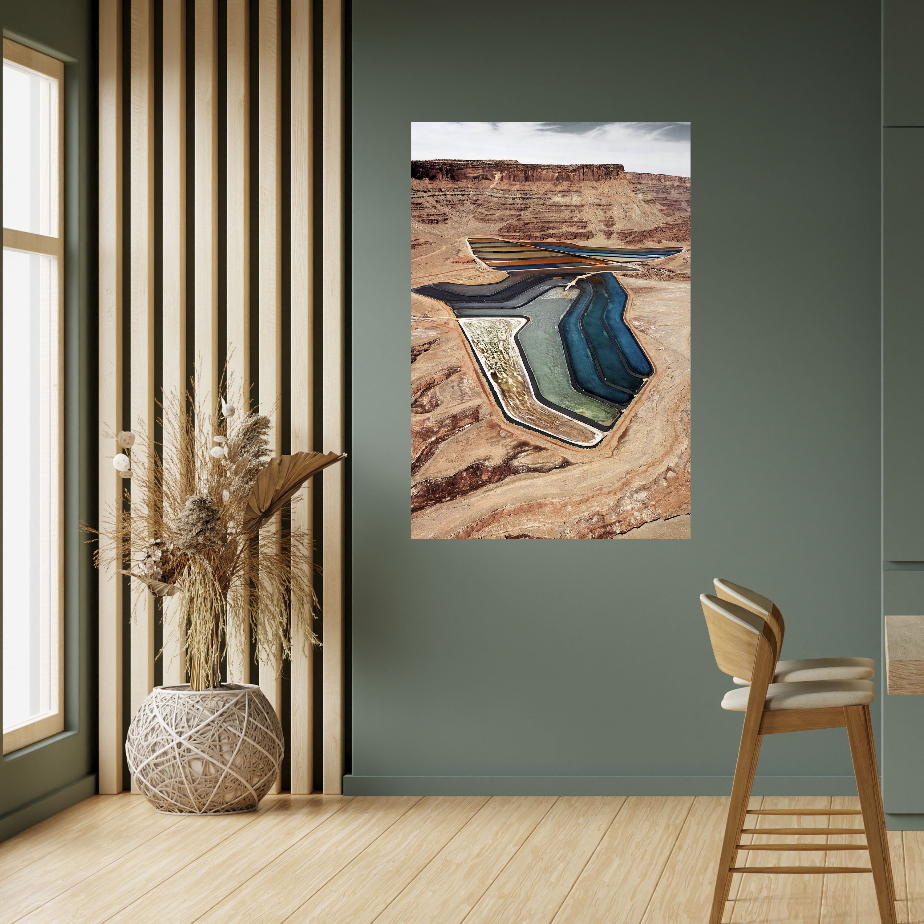 HARMONY IN LAYERS Vertikales Poster zum Abziehen und Aufkleben