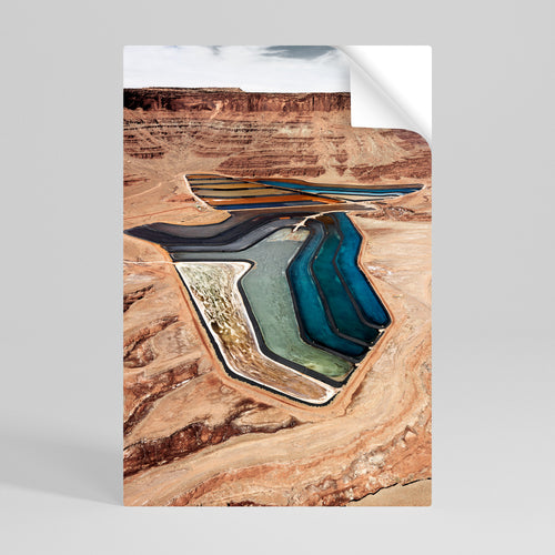 HARMONY IN LAYERS Selbstklebendes Poster - Hochformat