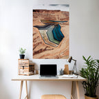 HARMONY IN LAYERS Selbstklebendes Poster - Hochformat